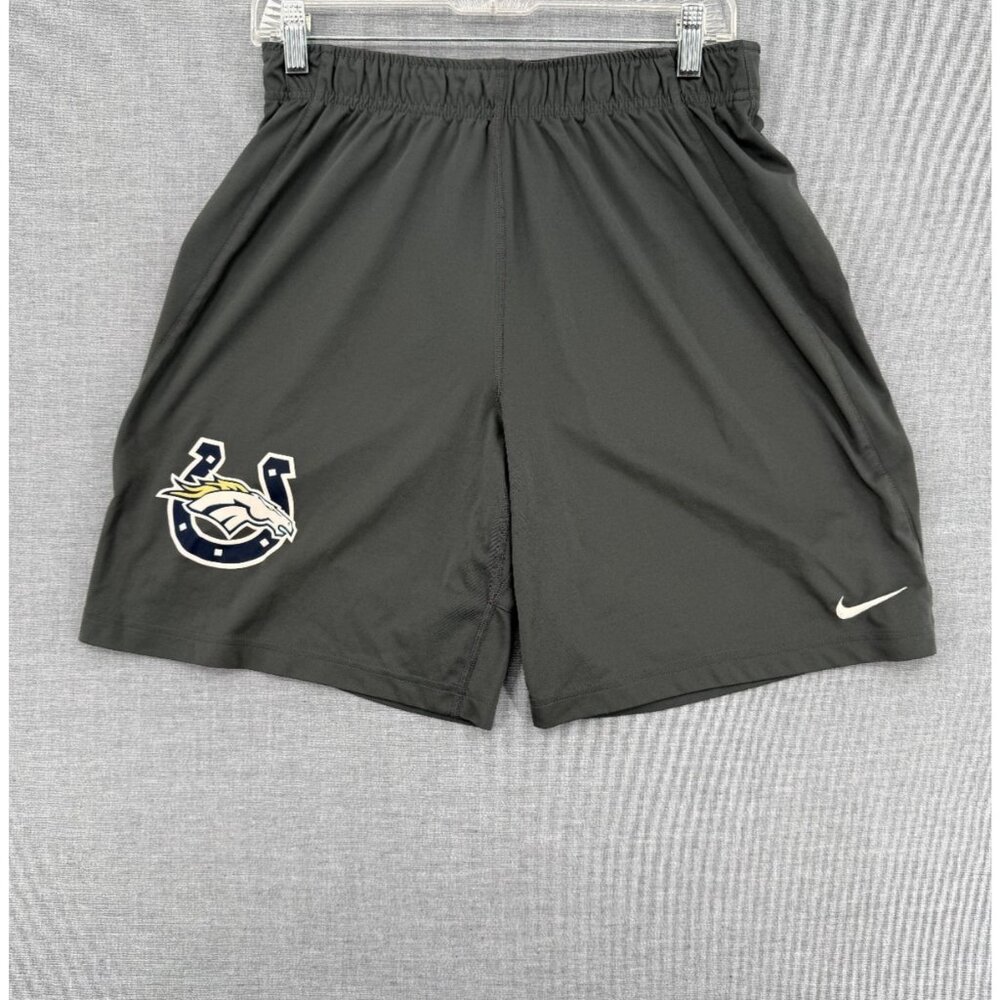 Nike Denver Broncos Performance Athletic Shorts Dri-Fit Mens M 8" 728220-060